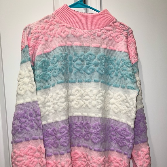 Vintage Pastel Sweater 💕 - Picture 2 of 3